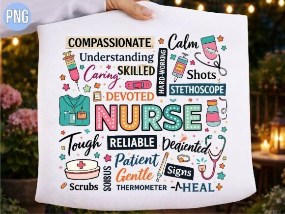 Download Compassionate Nurse Nursing Words PNG - Passion Collection