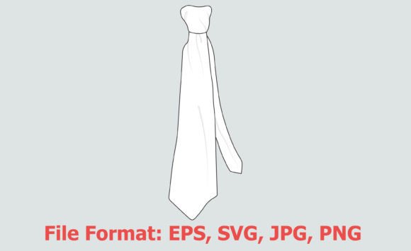 Download Tie Flat Sketch Vector Svg Template - Svg template Collection