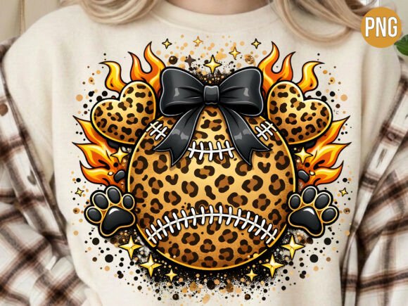 Download Leopard Baseball Fire Heart Bow PNG - Heart bow png Collection