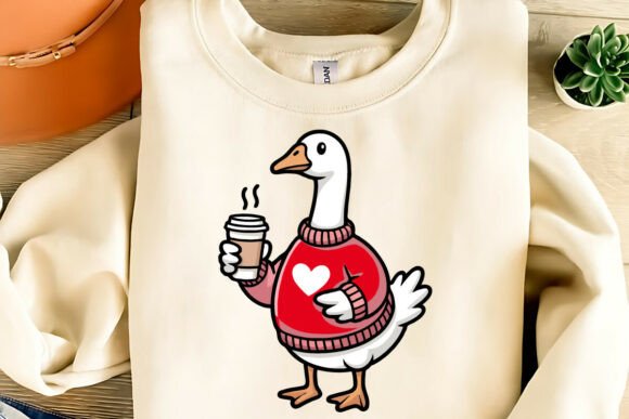Download Cute Valentine Goose Clipart PNG,SVG,EPS - Premium Resources
