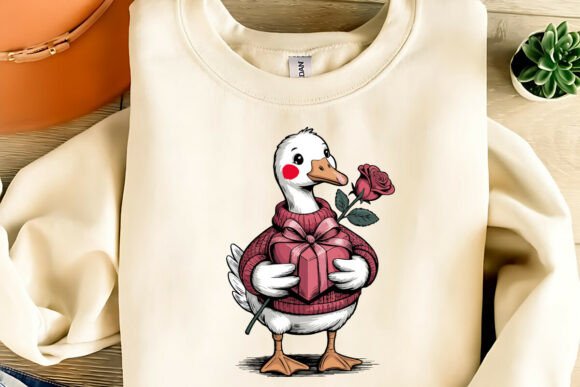 Download Cute Valentine Goose Clipart PNG,SVG,EPS - Valentine goose clipart Collection